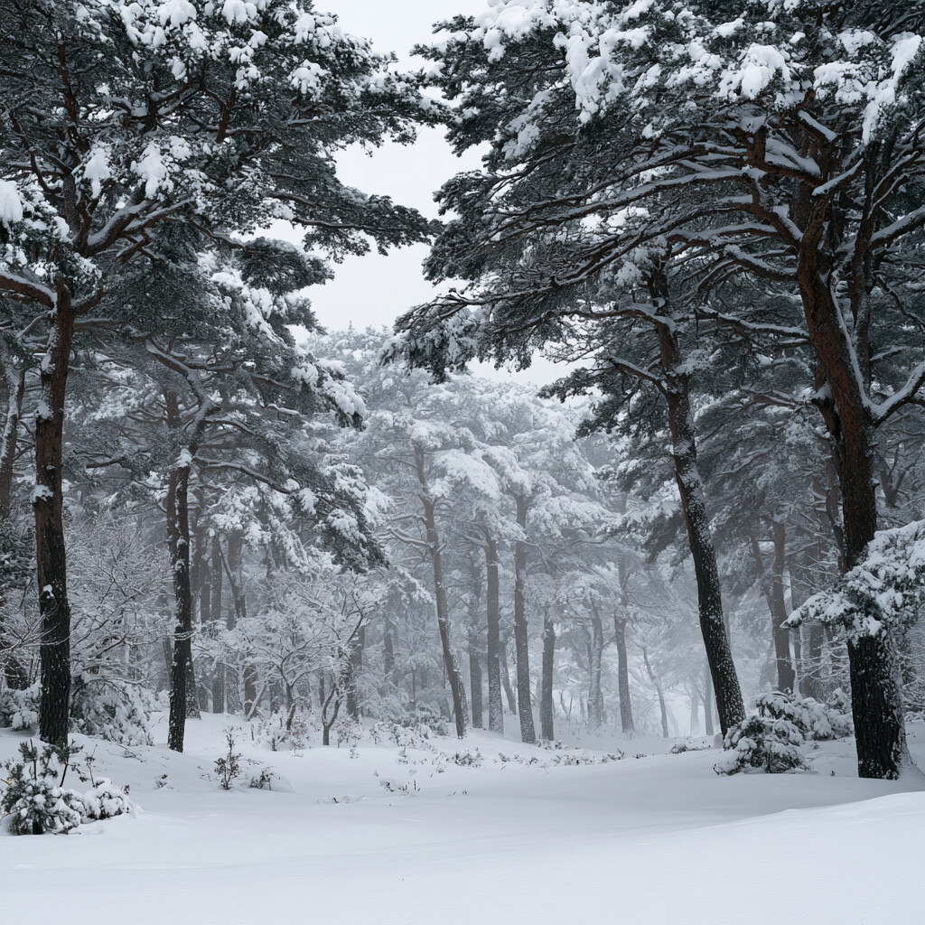 대설(大雪) 무렵의 풍경