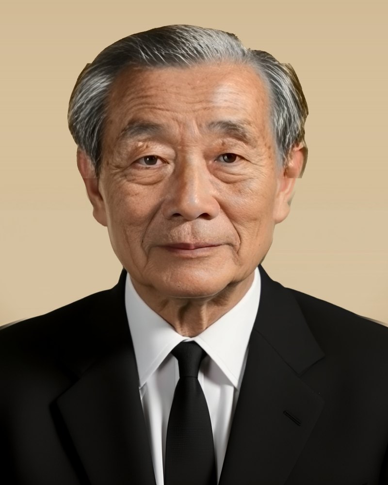 After — Men's suit memorial portrait