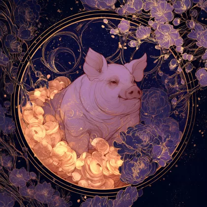 돼지띠 그림